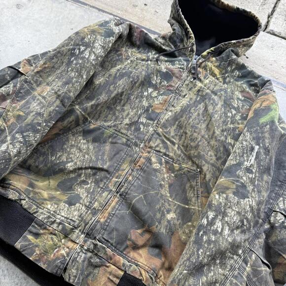 Vintage Wolf Mountain Carhartt Style realtree insulated Workwear jacket size XLT - Picture 4 of 7